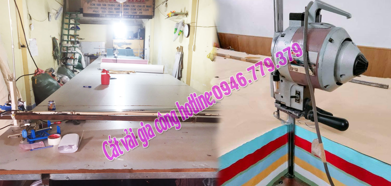 Xưởng cắt vải gia công tại TPHCM - ÁO THUN GIÁ SỈ D&LI